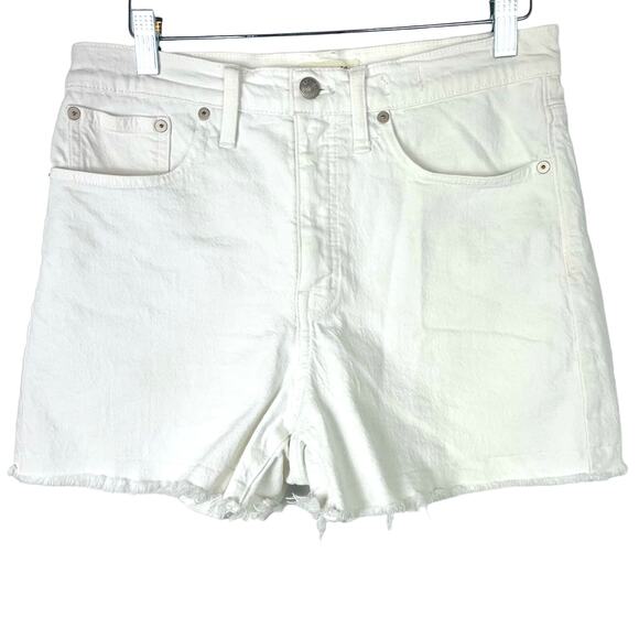 Madewell | High Rise Jean Shorts White 29 - Picture 1 of 7